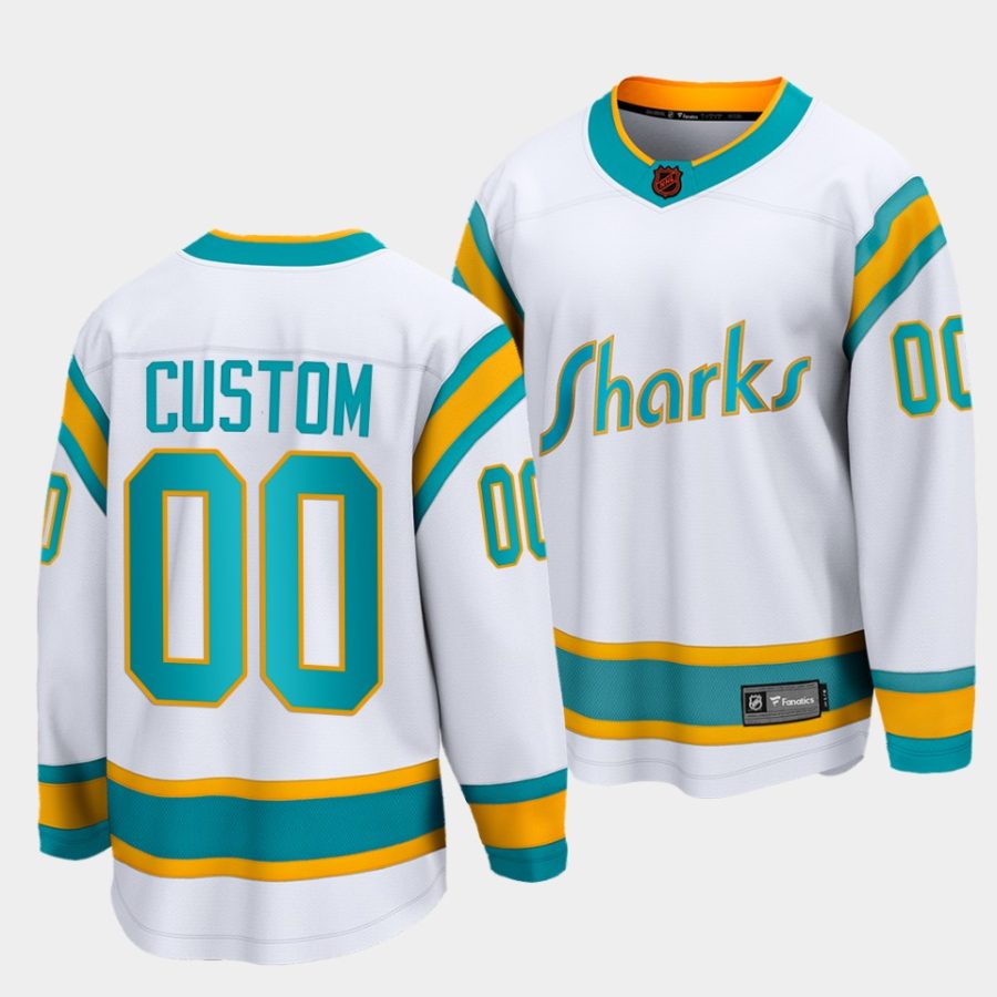 custom sharks white special edition 2.0 breakaway player jersey