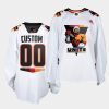 custom sharks white terry smith unite special warmup jersey