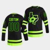 custom stars 2020 21 thirdblack blackout jersey