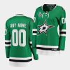 custom stars 2020 stanley cup final bound green home breakaway jersey