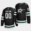 custom stars black 2021 classic edition new uniform jersey