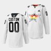 custom stars warm up 2023 pride night white jersey