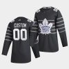 custom toronto maple leafs gray 2020 nhl all star game jersey