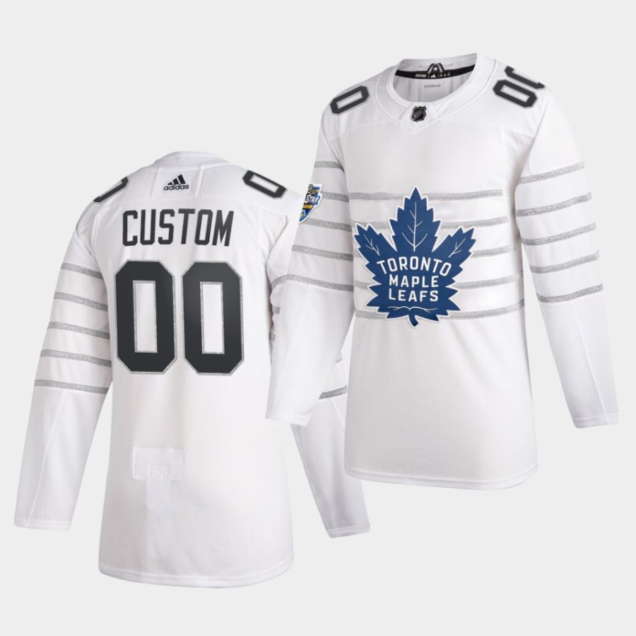 custom toronto maple leafs white 2020 nhl all star game jersey