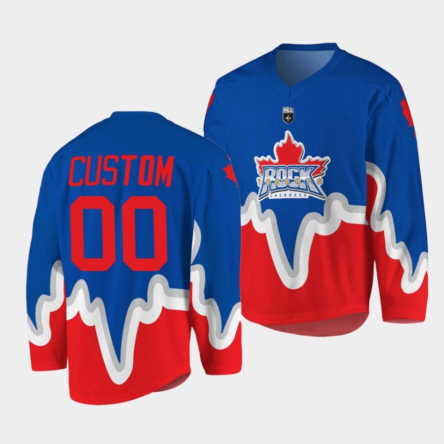 custom toronto rock replica royal jersey