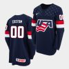 custom usa u18 team navy 2021 biosteel all american game away jersey