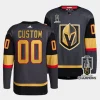 custom vgk 2023 stanley cup champions gray authentic alternate men jersey