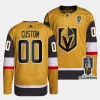 custom vgk gold 2023 stanley cup champions authentic home jersey