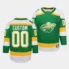 custom wild 2023 24alternate youth greenreplica jersey