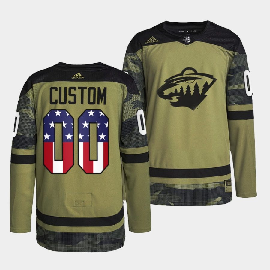 custom wild camo military appreciation night practice jersey