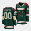 custom wild green 2022 winter classic women jerseys