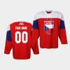 czech republic custom iihf world championship red jersey