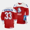 czechia jan kostalek 2023 iihf world championship red away jersey