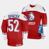 czechia michael spacek 2023 iihf world championship red away jersey