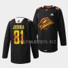 dakota joshua canucks black 2023first nations celebration warm up jersey