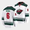 dakota mermis wild white away breakaway player jersey