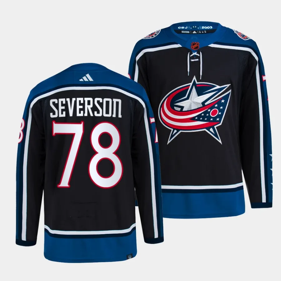 damon severson blue jackets navy reverse retro 2.0 authentic pro jersey