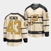 danton heinen penguins cream 2023 winter classic player jersey