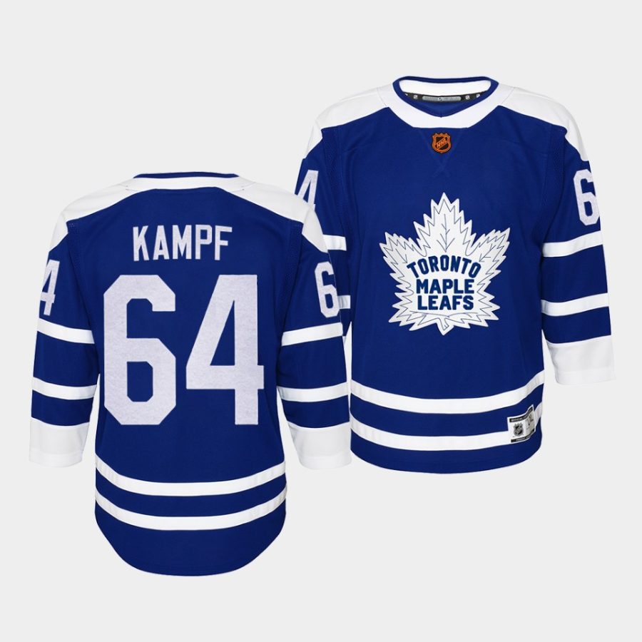 david kampf maple leafs 2022special edition 2.0 youth blue jersey