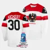 david kickert australia 2023 iihf world championship home white jersey