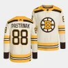 david pastrnak bruins cream 2023 24100th anniversary primegreen authentic playerjersey