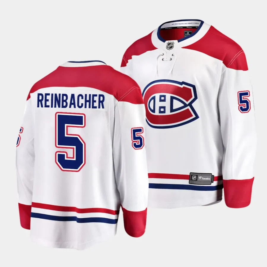 david reinbacher canadiens white away 2023 nhl draft breakaway playerjersey