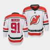 dawson mercer devils 2022 23heritage youth whitereplica jersey