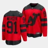 dawson mercer devils red 2024 nhl stadium series breakaway player jersey