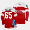 denmark christian wejse 2023 iihf world championship red away jersey