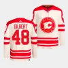 dennis gilbert flames cream 2023 nhl heritage classic primegreen authentic playerjersey