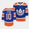 derek ryan oilers 2023 nhl heritage classic youth royalpremier player jersey