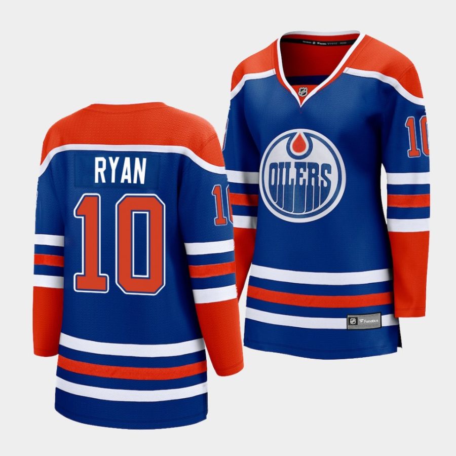 derek ryan oilers royal home women jerseys