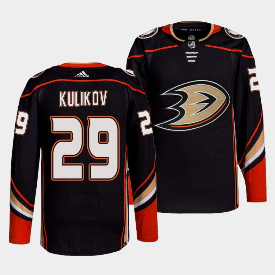 dmitry kulikov ducks black authentic primegreen breakaway player jersey