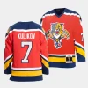 dmitry kulikov panthers red 95 96 authentic blue line jersey