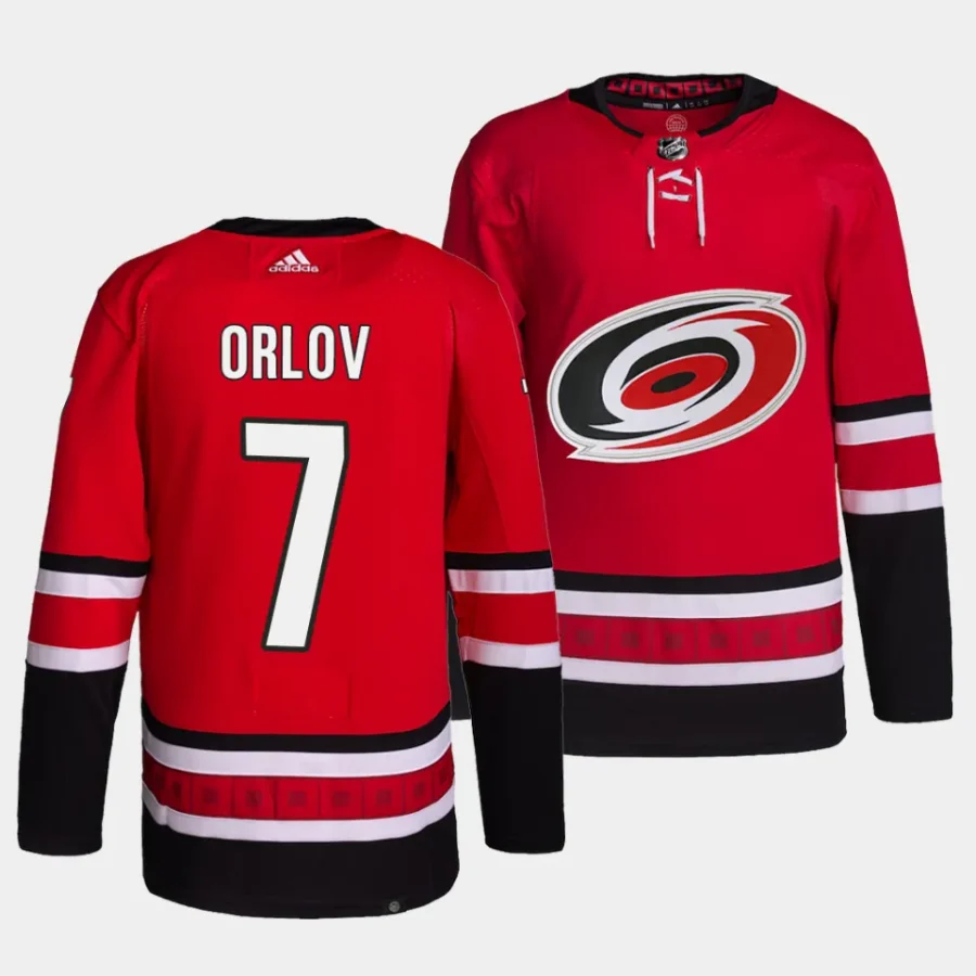 dmitry orlov hurricanes red home authentic pro jersey