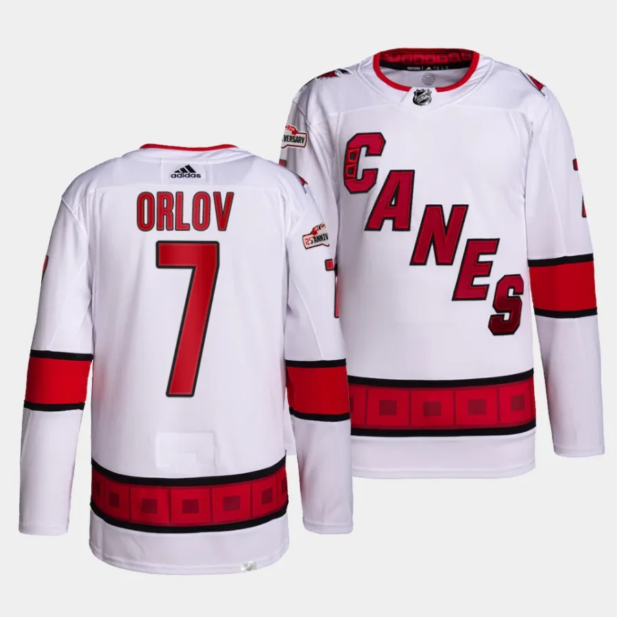 dmitry orlov hurricanes white away authentic pro jersey