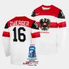 dominic zwerger australia 2023 iihf world championship home white jersey