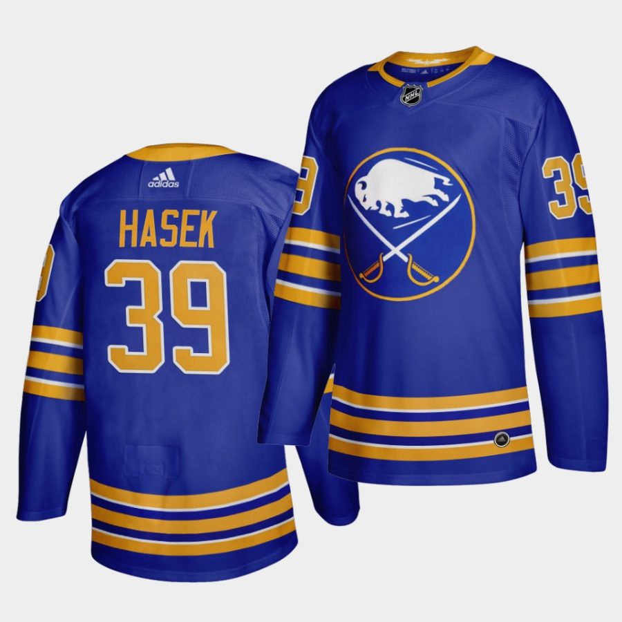 dominik hasek sabres 2020 21 home return to royal jersey