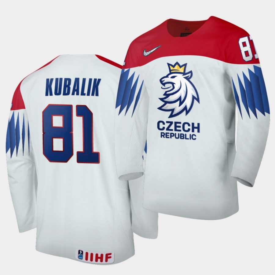 dominik kubalik czech republic 2020 iihf world championship white jersey