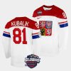 dominik kubalik czech republic 2022 nhl global series home white jersey