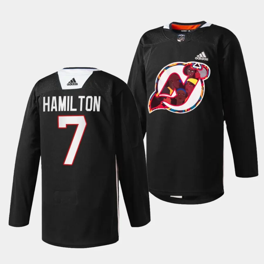 dougie hamilton devils black 2024 black history celebration specialty jersey