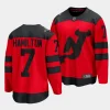 dougie hamilton devils red 2024 nhl stadium series breakaway player jersey