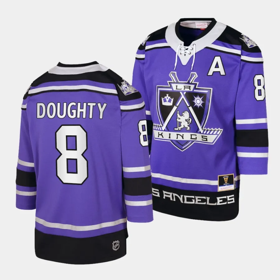 drew doughty kings purple 2002 blue line player jersey