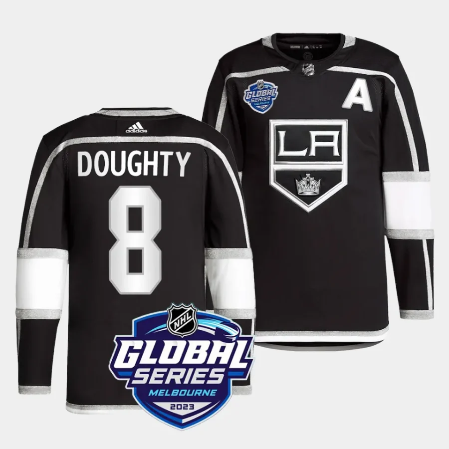 drew doughty la kings black 2023 nhl global series authentic pro primegreenjersey