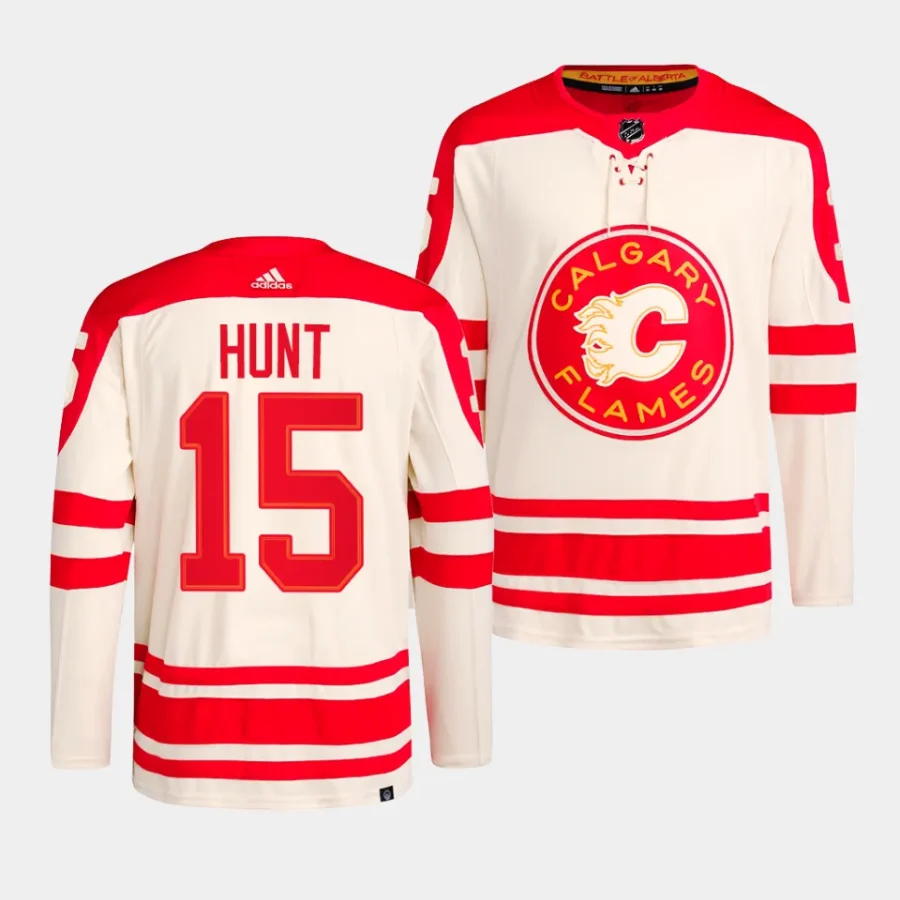 dryden hunt flames cream 2023 nhl heritage classic primegreen authentic playerjersey