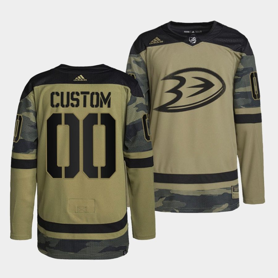 ducks custom camo military appreciation authentic practice jersey