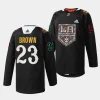 dustin brown kings black 2023 dia de muertos specialty jersey