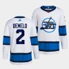 dylan demelo jets white 2022reverse retro 2.0 authentic primegreen jersey