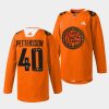 elias pettersson canucks warmup 2022national day for truth and reconciliation orange jersey