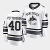 elias pettersson sideline whitejersey 0